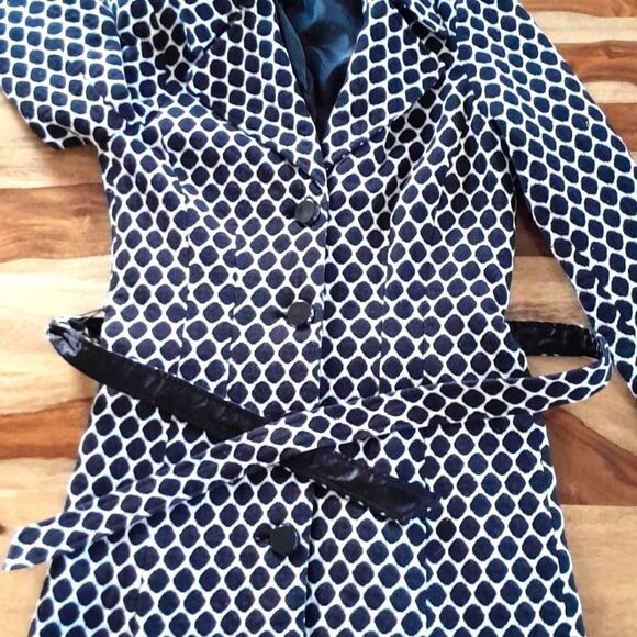 DM New York Cotton blend Belted Jacket - Picture 11 of 16